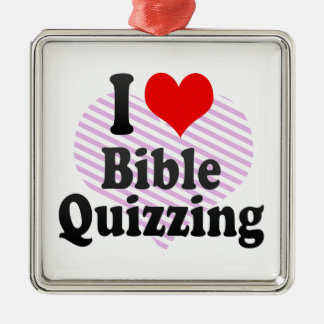 Liebe I Bibel-Befragen Silbernes Ornament