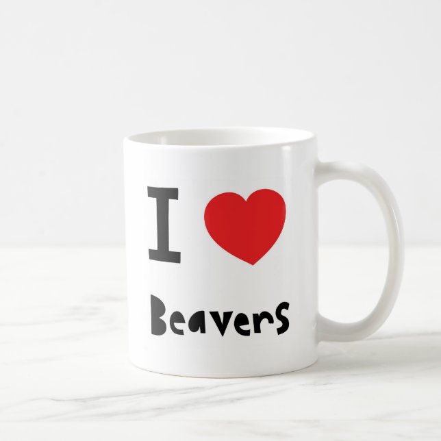 Liebe I Biber Kaffeetasse (Rechts)