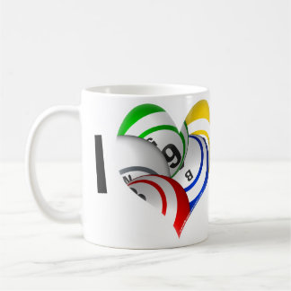 Liebe I Bingoherz-Logo-Tasse! Kaffeetasse