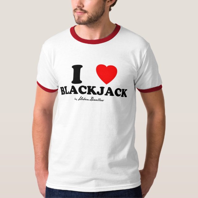 Liebe I Blackjack T-Shirt (Vorderseite)