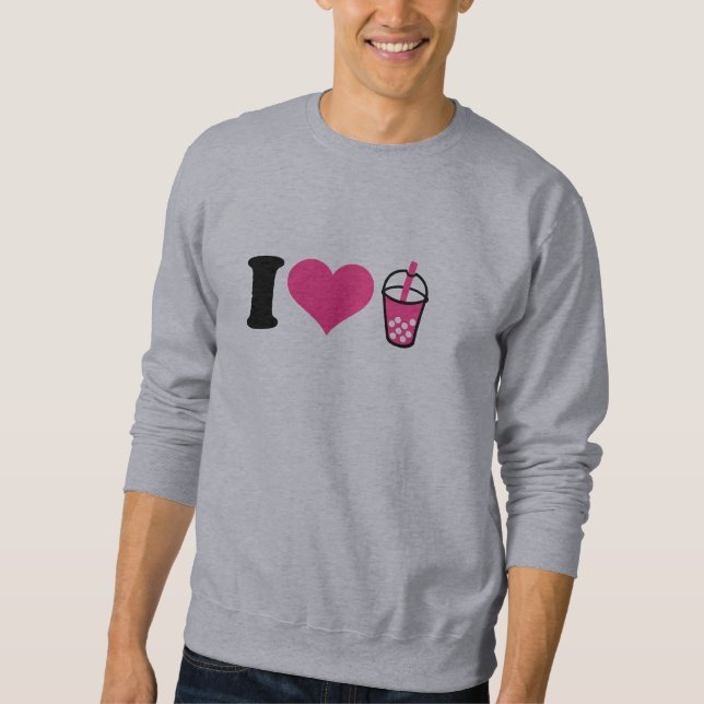 Liebe I Blasen-Tee Sweatshirt (Vorderseite)