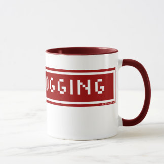Liebe I Blogging Blog-Knopf-Tasse Tasse