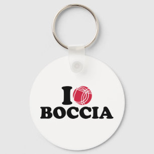 Liebe I Boccia Boule Schlüsselanhänger