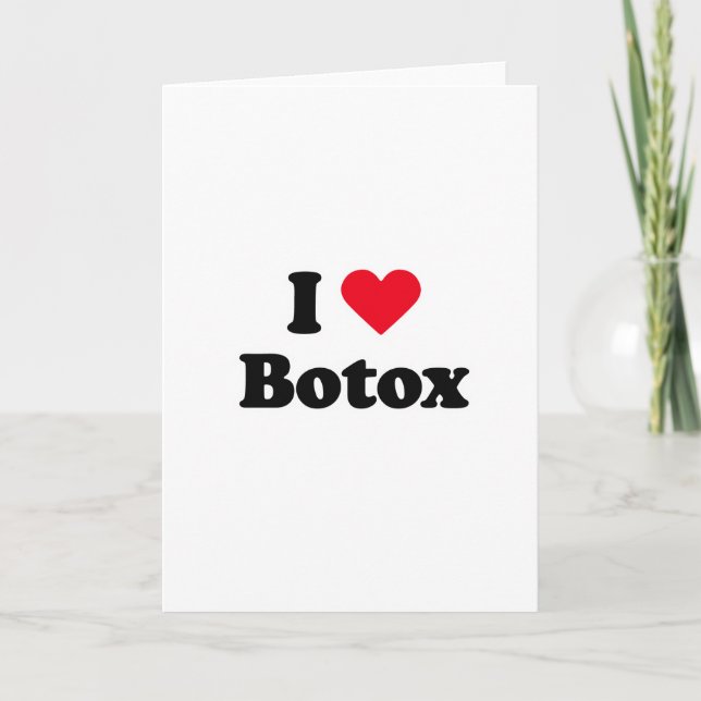 Liebe I botox Karte (Vorderseite)