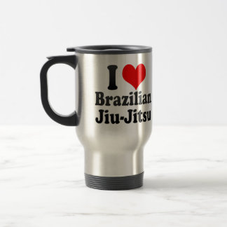 Liebe I Brasilianer Jiu-Jitsu Reisebecher