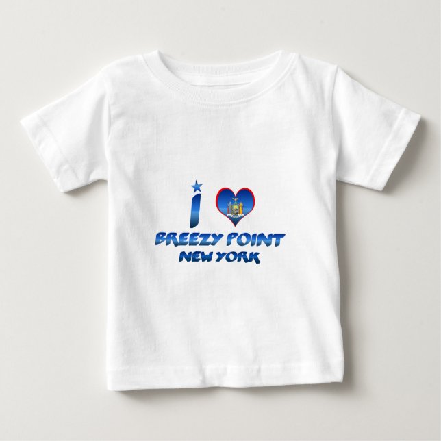 Liebe I Breezy Punkt, New York Baby T-shirt (Vorderseite)