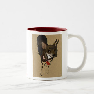 Liebe I Bubo, mein Chihuahua! Zweifarbige Tasse