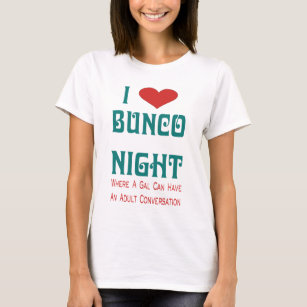 Liebe I bunco Nacht T-Shirt