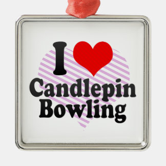 Liebe I Candlepin Bowling Ornament Aus Metall