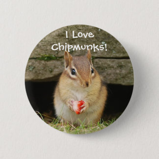 Liebe I Chipmunks! Button