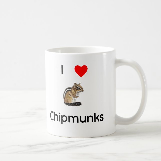 Liebe I Chipmunks Tasse (Rechts)