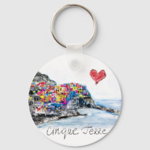 Liebe I cinque terre Schlüsselanhänger