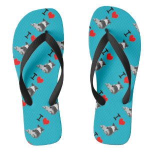 Liebe I Corgi-Hintern Flip Flops