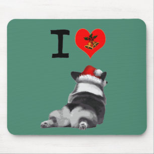 Liebe I Corgi-Hintern Mousepad