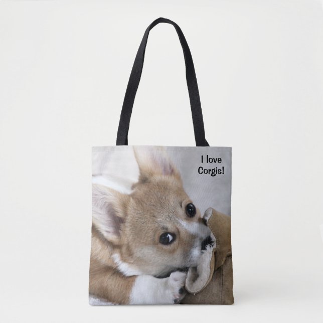 Liebe I Corgis-Taschen-Tasche (Vorderseite)