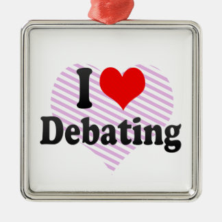 Liebe I Debattieren Ornament Aus Metall