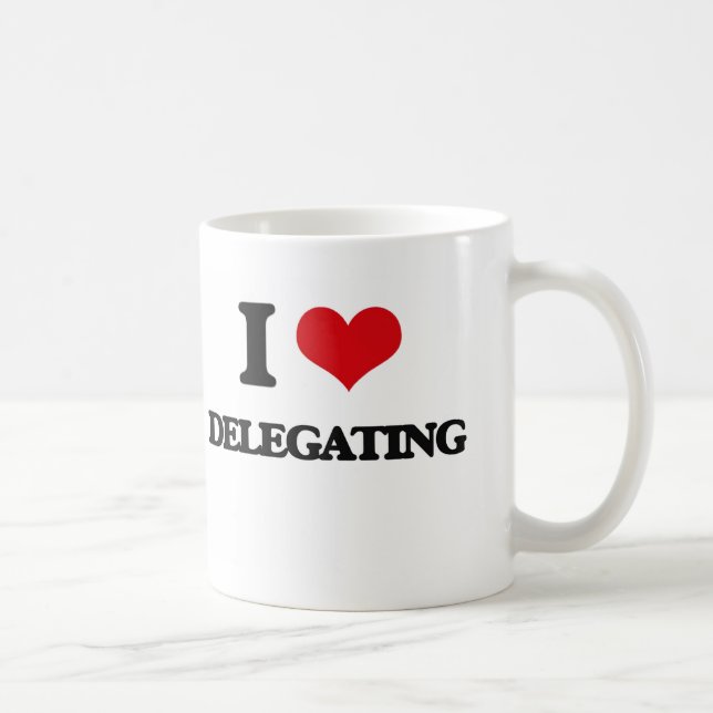 Liebe I Delegierung Tasse (Rechts)