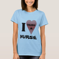 Liebe I, die ein Krankenschwester-T - Shirt ist