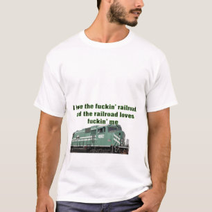 Liebe I die Eisenbahn T-Shirt