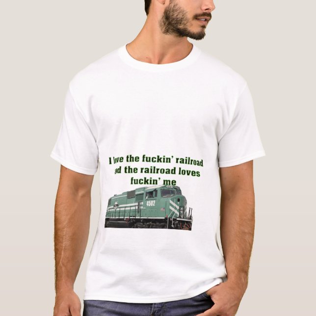 Liebe I die Eisenbahn T-Shirt (Vorderseite)