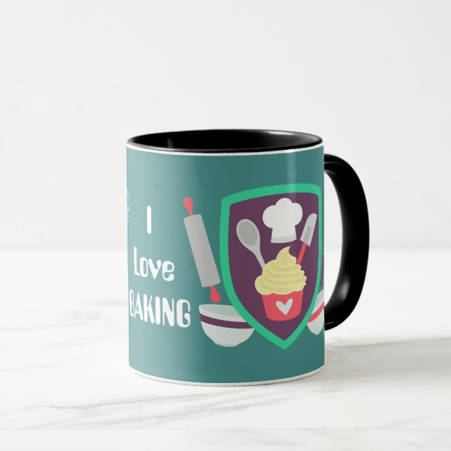 Liebe I, die kundengerechte Kaffee-Tasse backt Tasse (VorderseiteRechts)