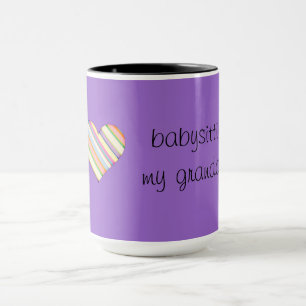Liebe I, die mein granddog - Tasse babysitting ist