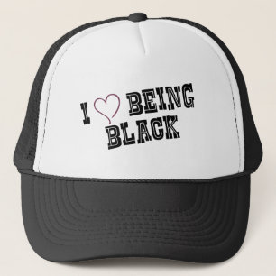 Liebe I, die schwarz ist Truckerkappe