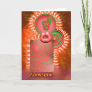 Liebe I, die Sie durch Anjo Lafin kardieren Karte