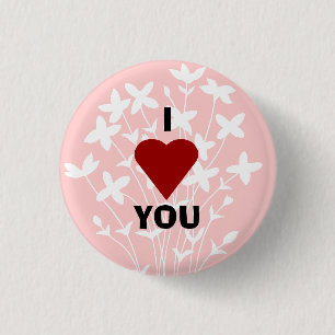 Liebe I, die Sie knöpfen Button