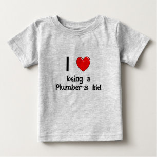 Liebe I, die T - Shirt eines Klempners Kinderist-
