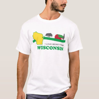 Liebe I, die von Wisconsin-T - Shirt ist