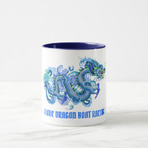 Liebe I Drache-Regatta-blauer Drache