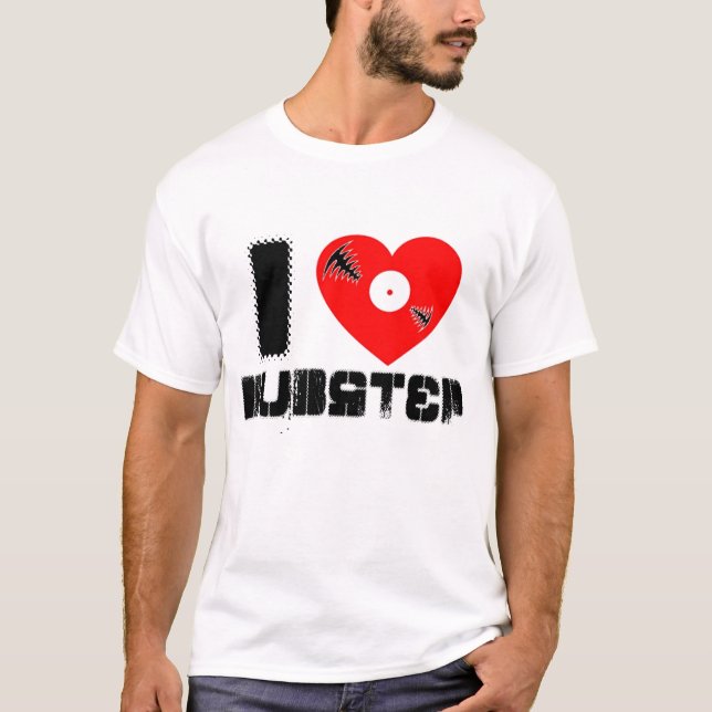 Liebe I dubstep Vinyl T-Shirt (Vorderseite)