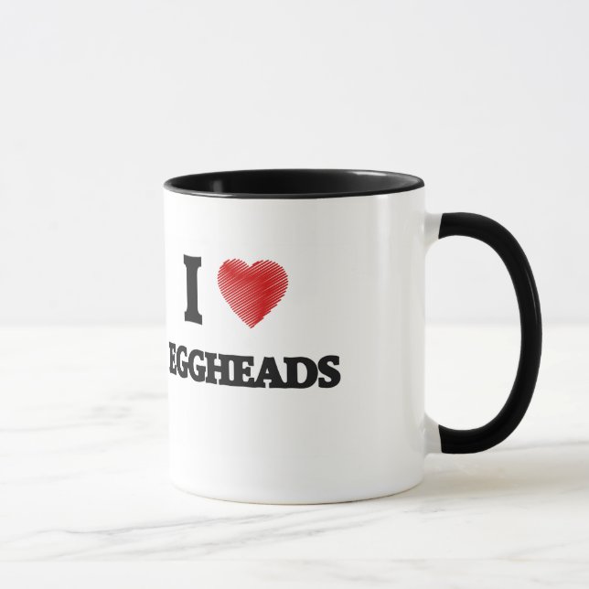 Liebe I EGGHEADS Tasse (Rechts)