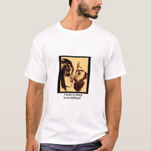 Liebe I ein Mann in einem Turban T-Shirt