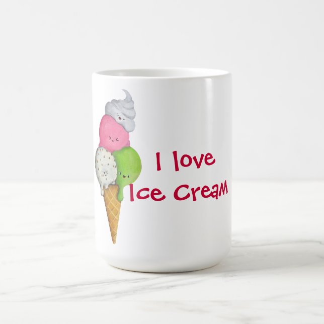 Liebe I Eiscreme Tasse (Mittel)