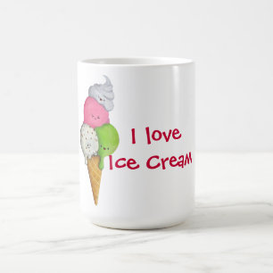 Liebe I Eiscreme Tasse