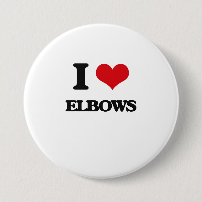 Liebe I ELLBÖGEN Button (Vorderseite)