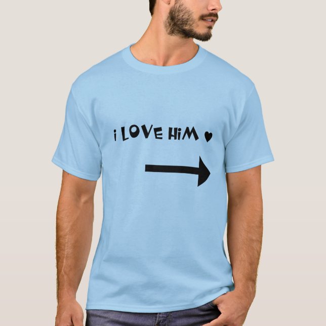Liebe I er - Paar-Shirt T-Shirt (Vorderseite)