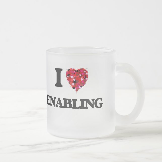 Liebe I ERMÖGLICHEN Mattglastasse (Rechts)