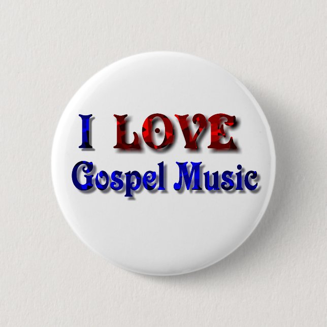 Liebe I Evangelium-Musik - KNOPF Button (Vorderseite)