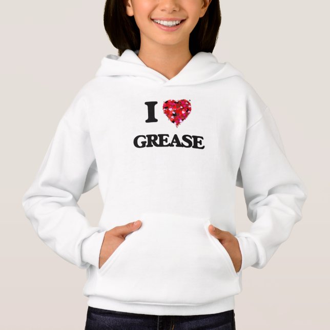 Liebe I Fett Hoodie (Vorderseite)