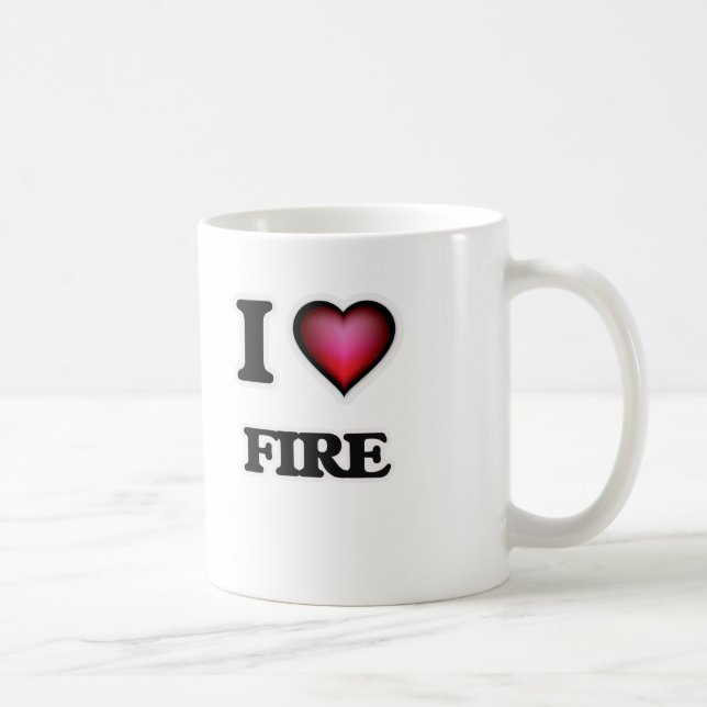 Liebe I Feuer Tasse (Rechts)