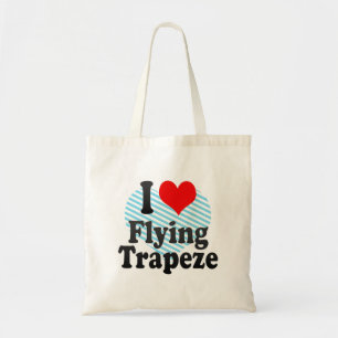 Liebe I fliegender Trapeze Tragetasche