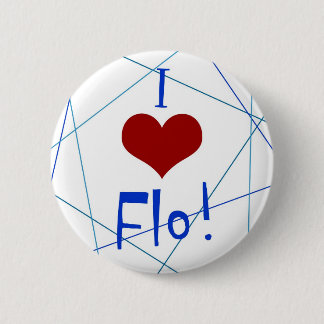 Liebe I Flo Knopf Button