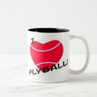 Liebe I flyball Zweifarbige Tasse
