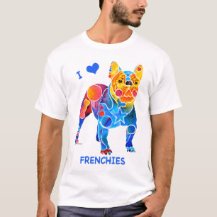 Liebe I französische Bulldoggen T-Shirt
