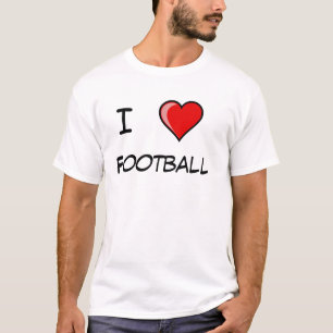 Liebe I Fußball T-Shirt