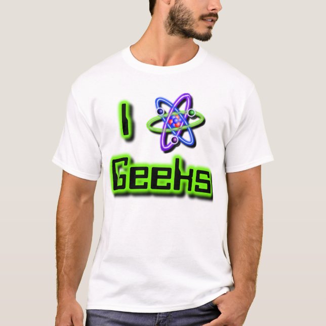 Liebe I Geeks T-Shirt (Vorderseite)