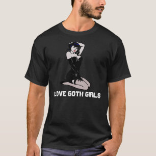 Liebe I Goth Mädchen, T - Shirts